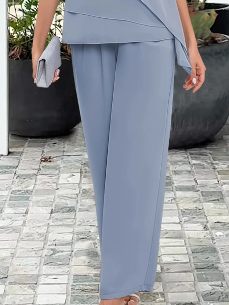 Elegant Co-Ord Set | Asymmetric Wide Leg