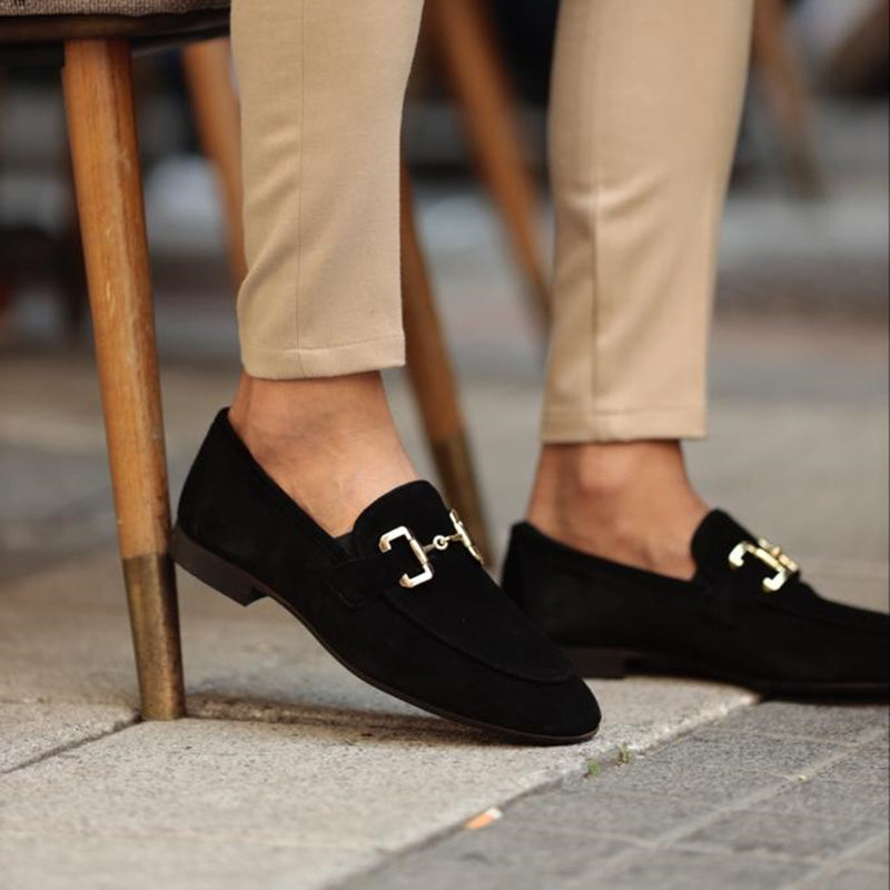 Men’s Suede Comfortable Slip-On Loafers