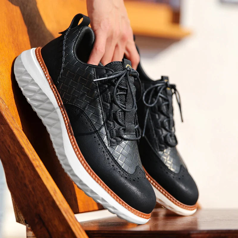 Classic Low-Top Leather Sneakers