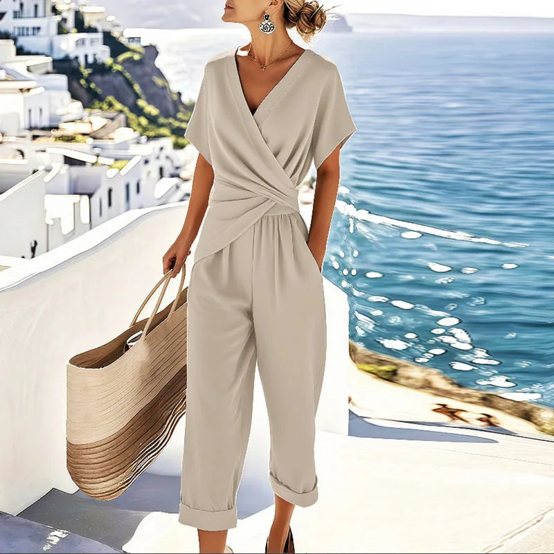 Women’s Elegant Two-Piece Set | Cropped