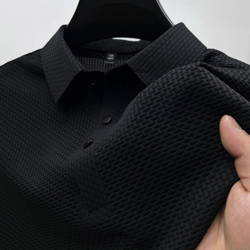 Polo Shirt | Textured Short Sleeve