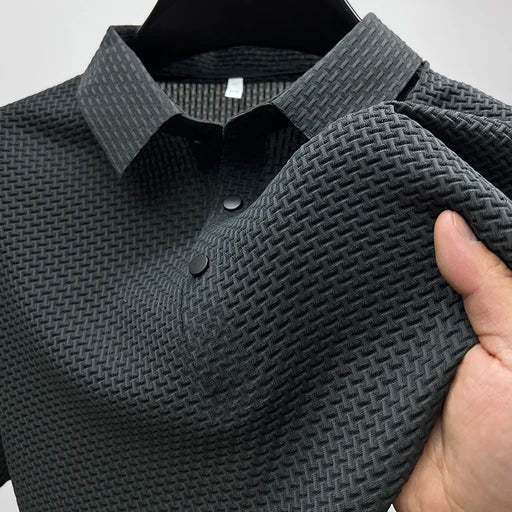 Polo Shirt | Textured Short Sleeve