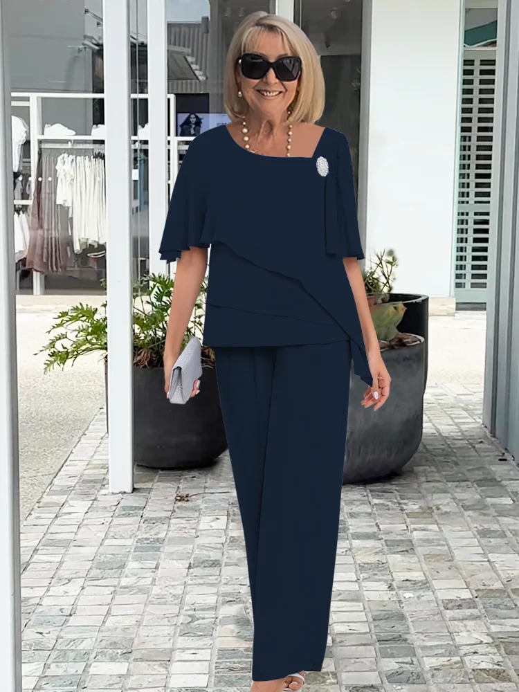 Elegant Co-Ord Set | Asymmetric Wide Leg