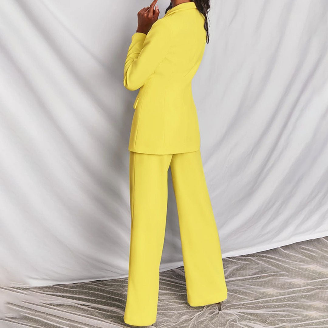 Women’s Chic Blazer and Trousers Set