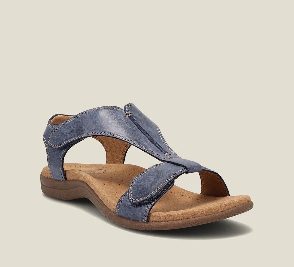 Women’s Adjustable T-Strap Leather Sandals