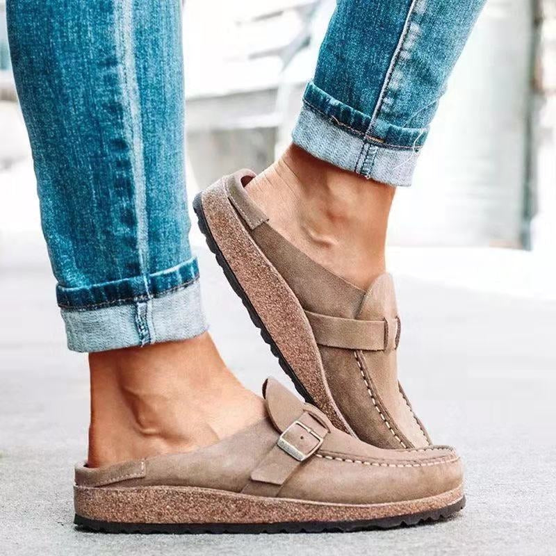 Women’s Orthopedic Slip-Ons | Buckle Strap