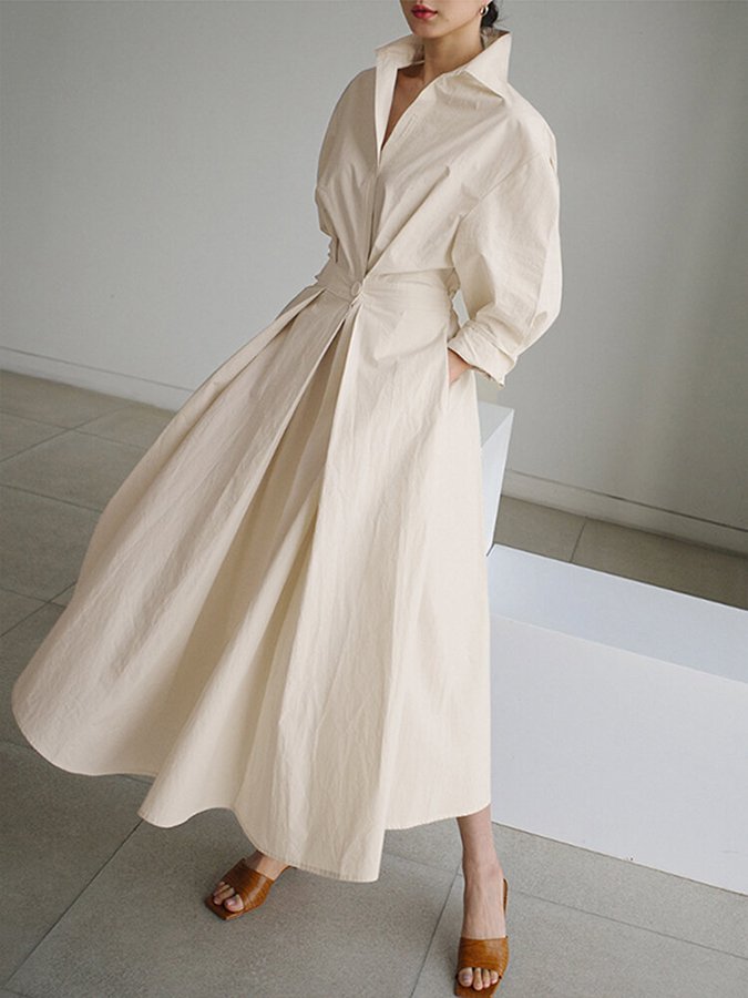 Women's Elegant Long Sleeve | Maxi Dress