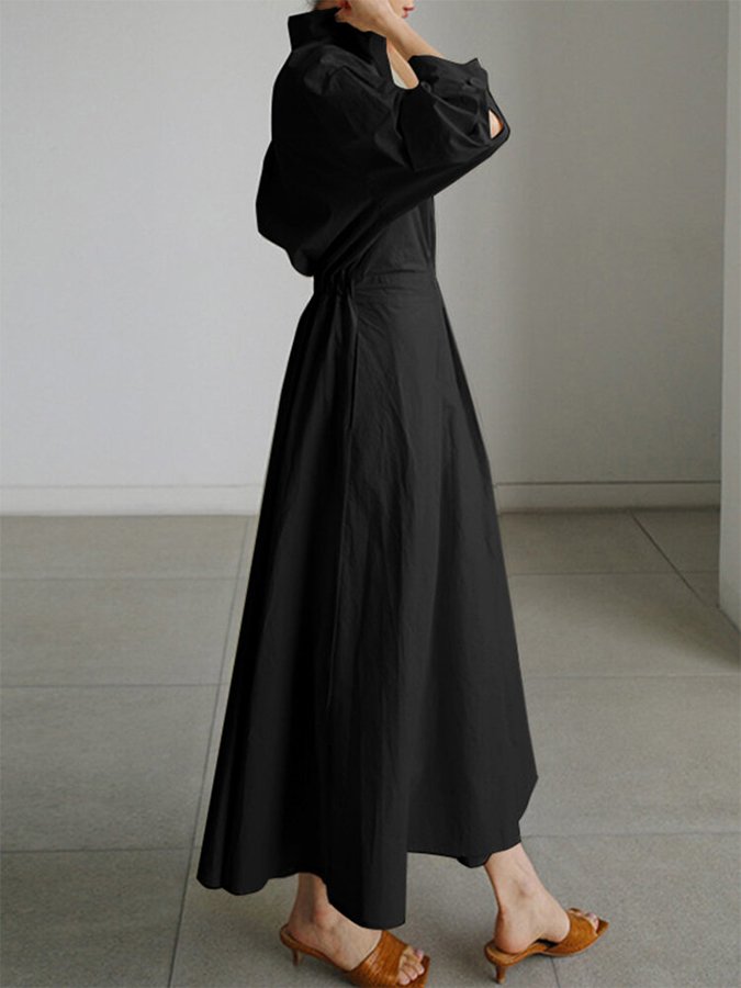 Women's Elegant Long Sleeve | Maxi Dress